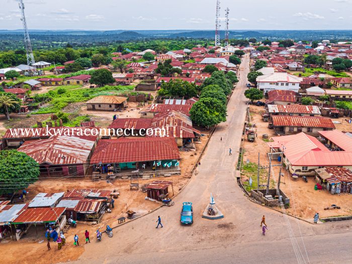 An Aerial View Of Babanloma, Kwara State