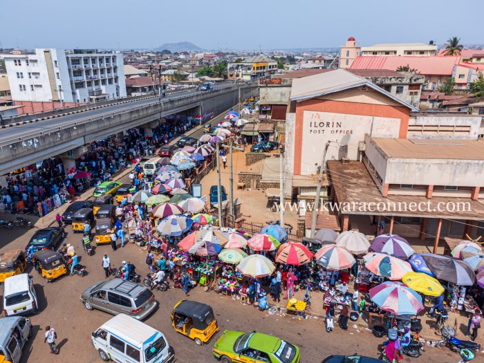 Aerial View Of Post Office Area, Ilorin, Kwara State