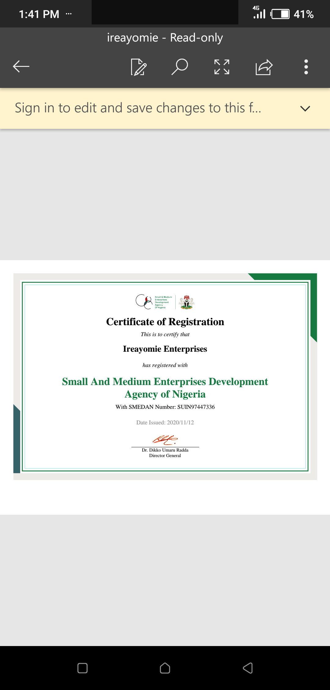 Ireayomie enterprises