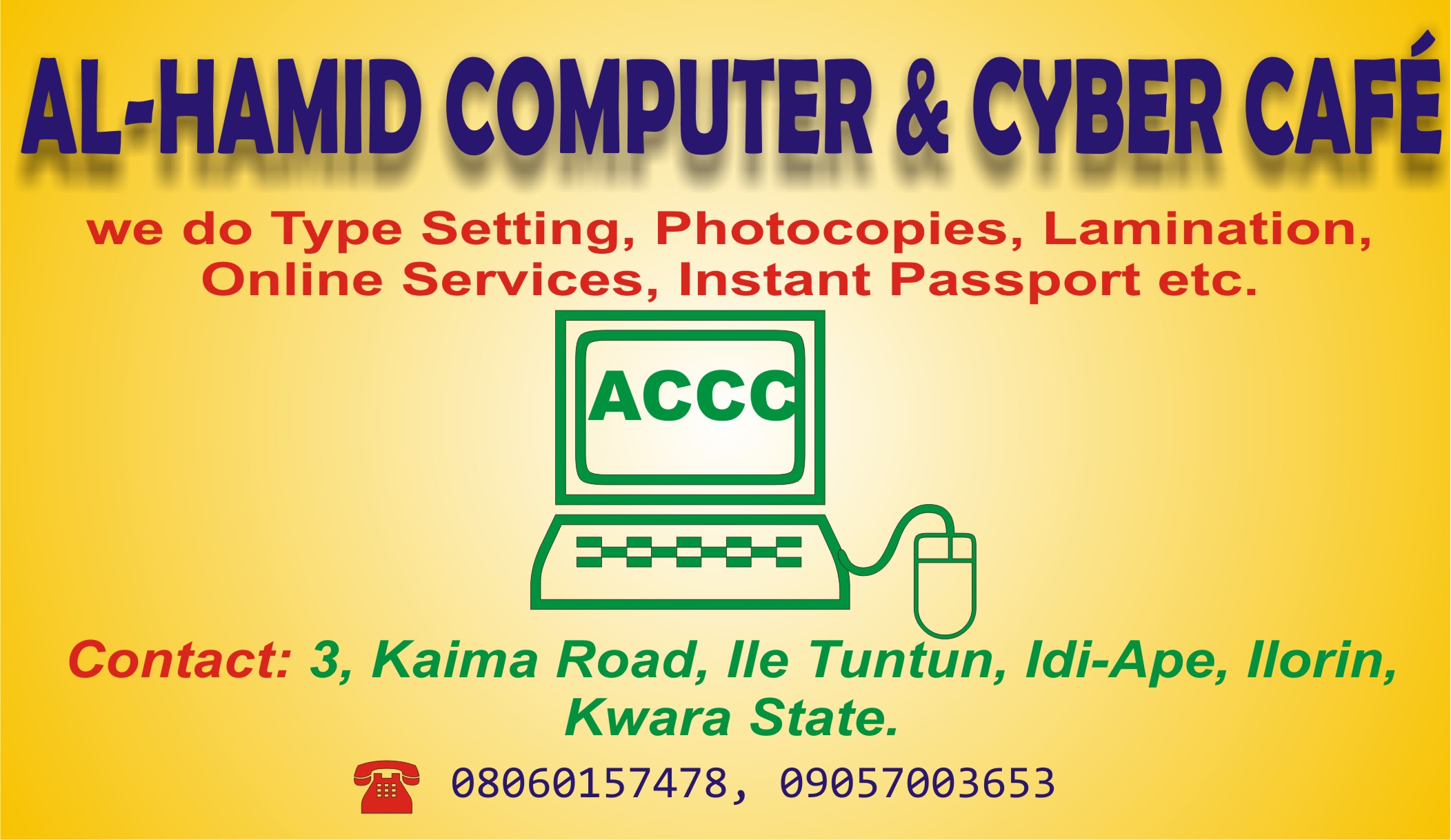 Al-hamid Cyber Cafe