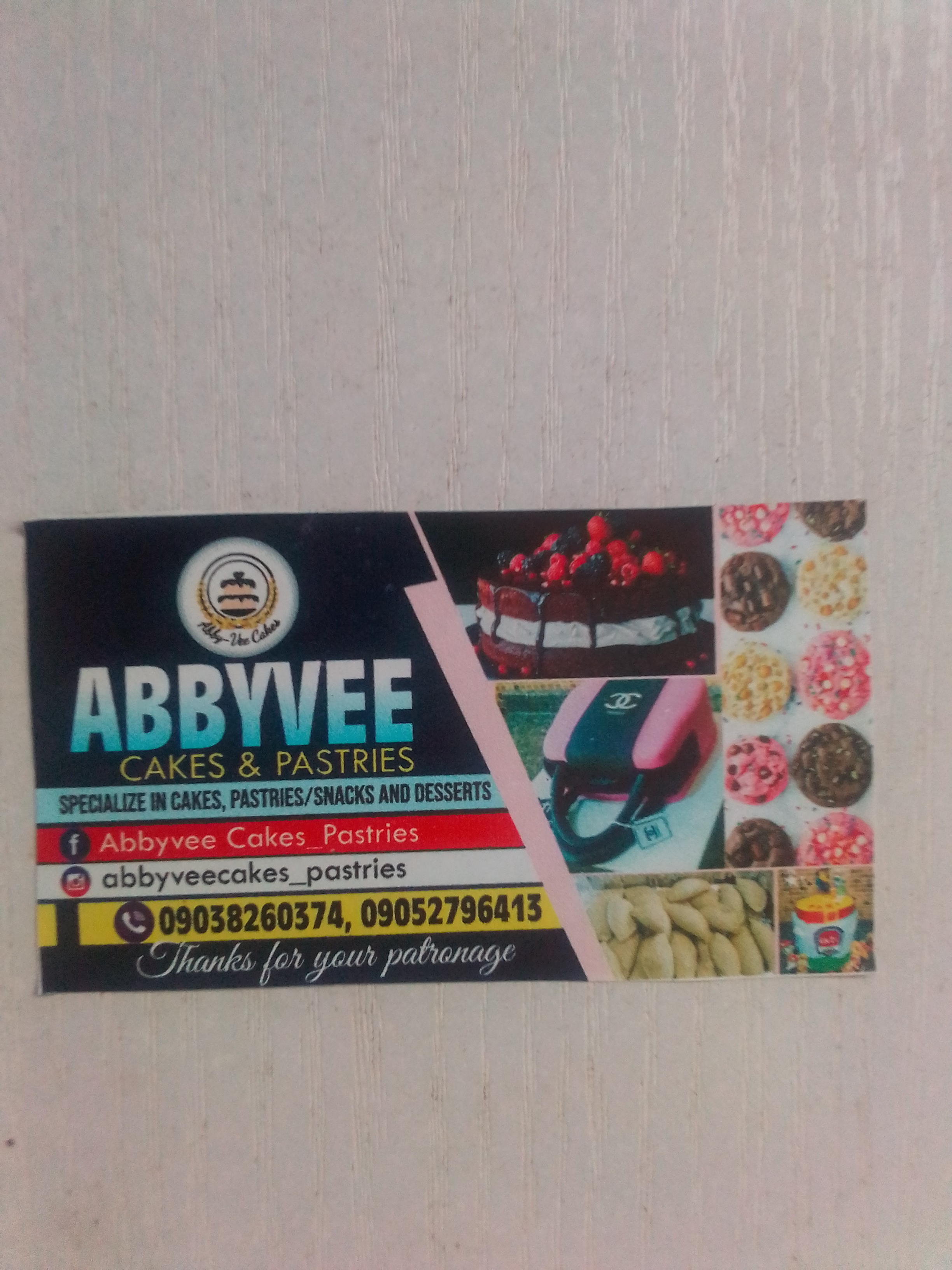 Abbyvee Cakes and Pastries